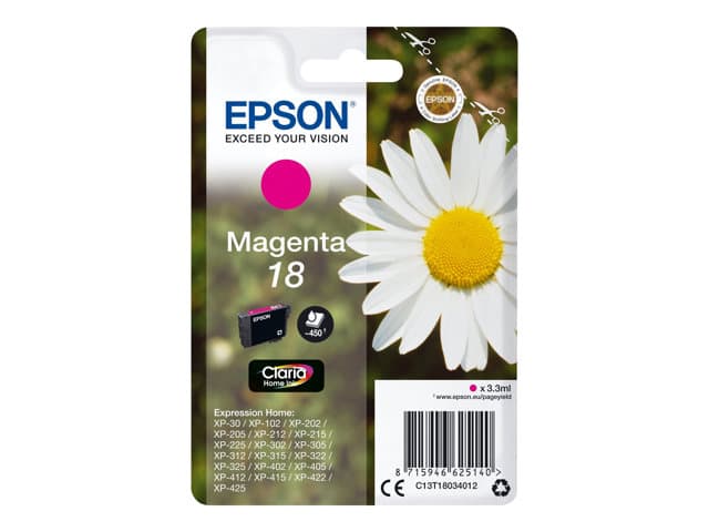 EPSON - 18 - magenta - original - ink cartridge