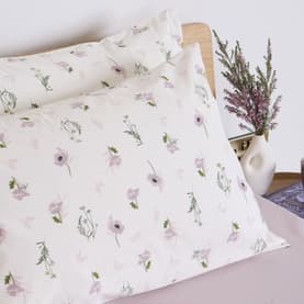 Maeve Floral Standard Pillowcase Pair Lilac
