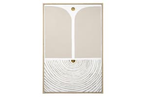 Anders Framed Canvas - Marcela Gutierrez | Natural | 122 x 92 cm