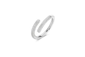 Rosato Rzbi81b - Exquisite Rosato Bianca Silver Ring - Irish Fashionable Jewellery