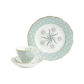 100 Years Jubilee 1950 Three-Piece Teacup, Saucer & Plate Set