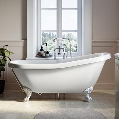 Park Royal Freestanding Single Ended Roll Top Slipper Bath
