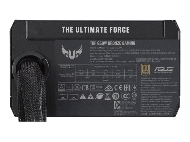 ASUSTEK - ASUS TUF-GAMING-650B - power supply - 650 Watt
