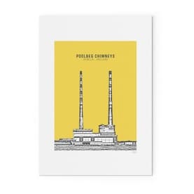 Landmark Yellow Poolbeg Small Print