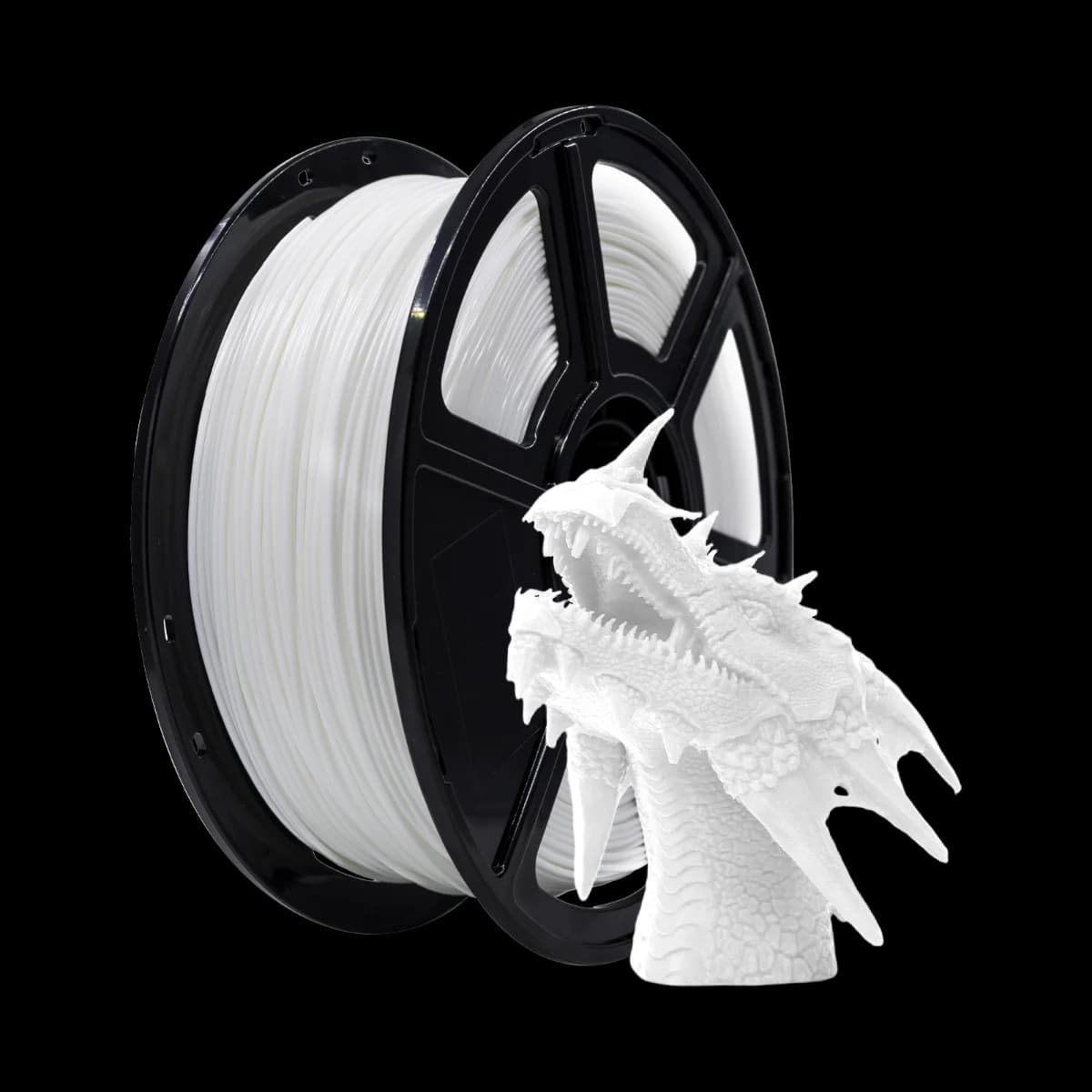 Flashforge PLA Basic 3D Printing Filament 1.75mm 1kg - White | 90004236002
