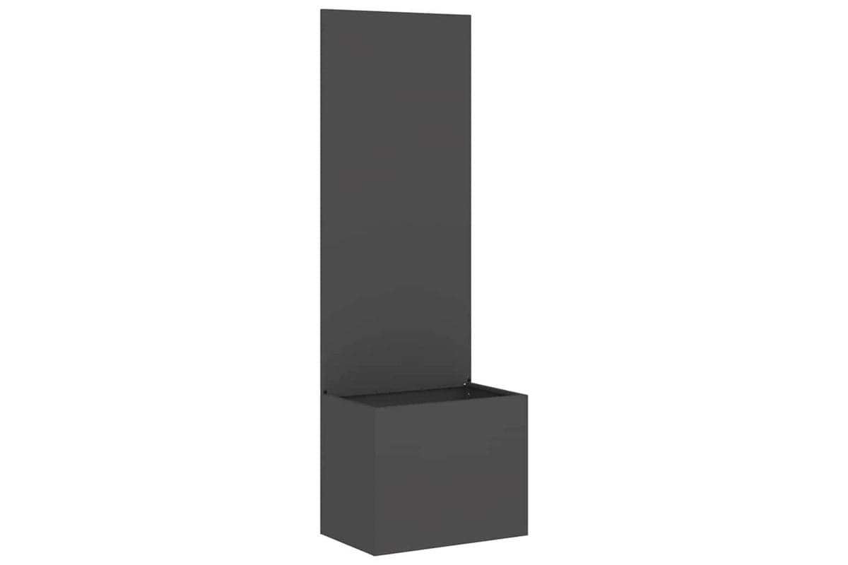 Garden Privacy Screen Black 50 X 140 Cm Cold-rolled Steel