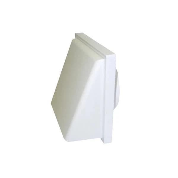 Powermaster 4" Canopy Wall Hooded Vent - White | 152008