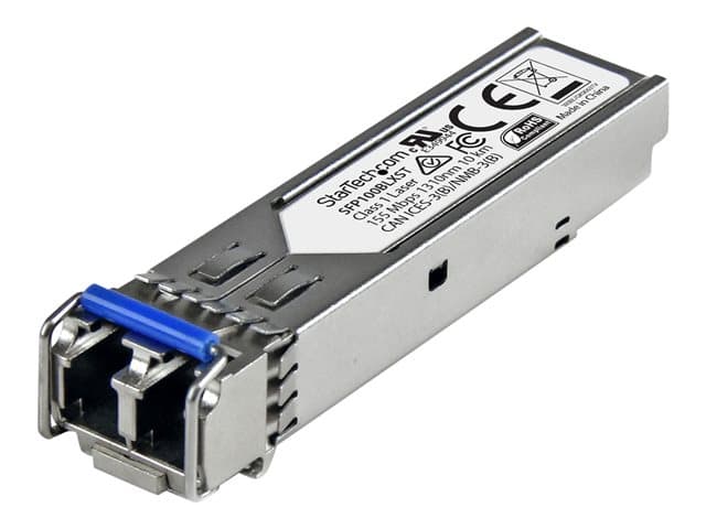 STARTECH.COM - Startech MSA Uncoded Compatible SFP Module, 100BASE-LX, 100MbE Single Mode (SMF) Fiber Optic Transceiver, 100Mb Ethernet SFP, LC Connector, 10km, 1310nm, DDM, Mini GBIC Module, 100Mbps - Lifetime Warranty (SFP100BLXST) -