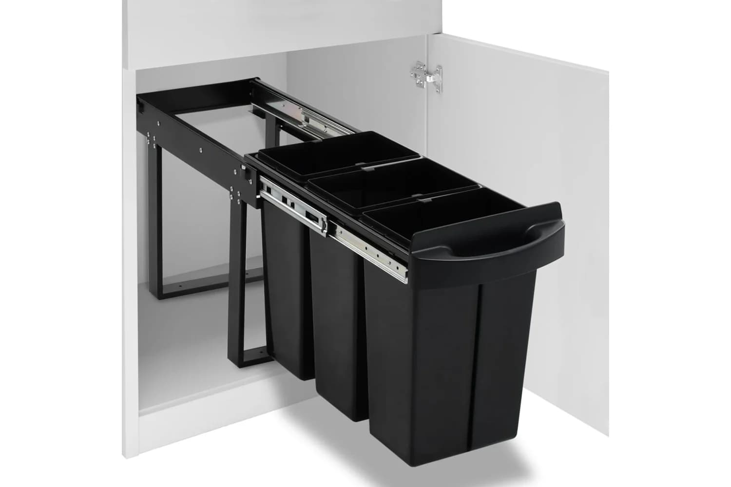 Vidaxl 51180 Kitchen Cupboard Pull-out Dustbin Soft-close 36 L