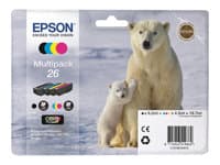EPSON - 26 Multipack - 4-pack - black, yellow, cyan, magenta - original - ink cartridge