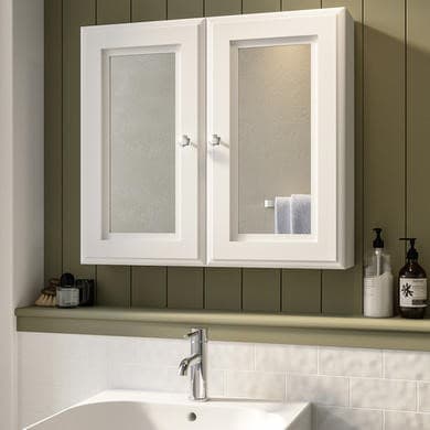 Westbury Double Door Bathroom Mirror Cabinet