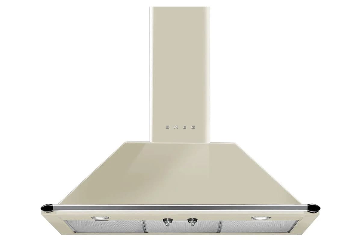 Smeg 90cm Chimney Hood | KT90PE | Cream