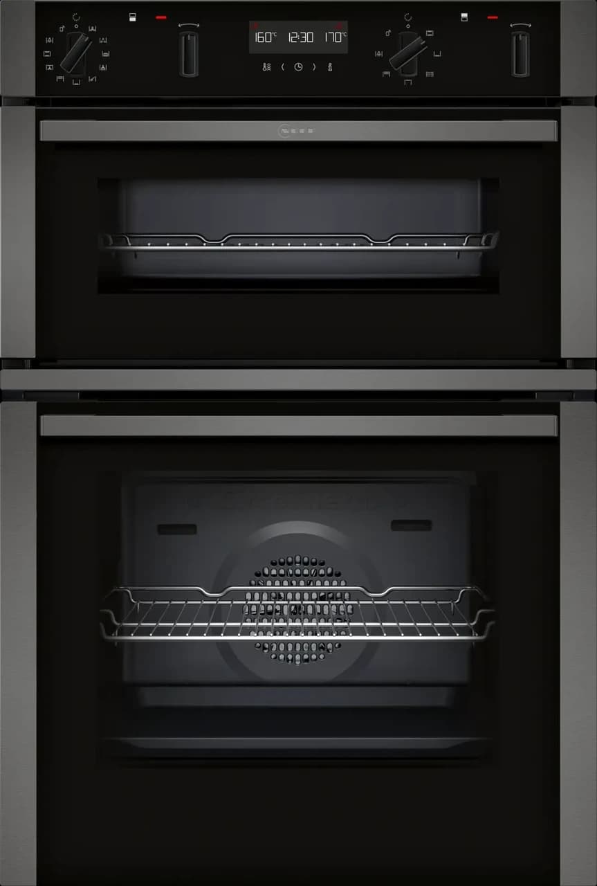 Neff U2ACH7AG7B N 50 Built-in Double Oven – Black