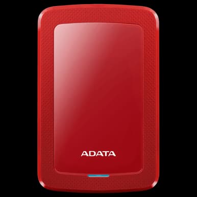 Adata HV300 Super Slim Hard Drive - 1TB - Red | AHV300-1TU31-CRD