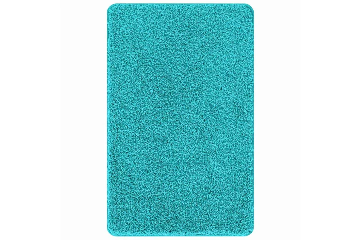 Anti-slip Bath Mat Turquoise 50 X 80 Cm Pp
