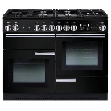 Rangemaster Professional + 110 Dual Fuel Gloss Black | PROP110DFFGB/C
