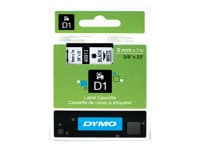 DYMO - D1 - label tape - 1 cassette(s) - Roll (0.9 cm x 7 m)