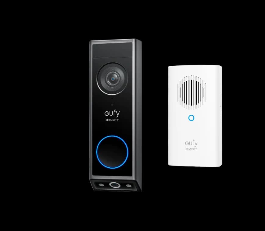 Eufy 2K Video Doorbell E340 with Chime - Black & White | E8214311
