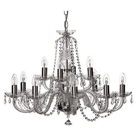Leenane 12 Arm Chandelier Ire-UK Fitting