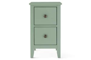 Otto Bedside Table | 2 Drawer | Green