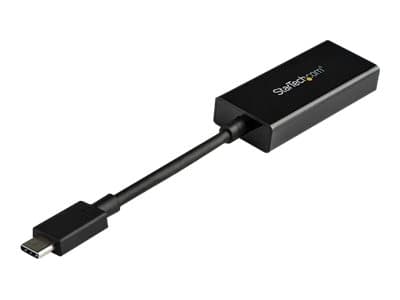 STARTECH.COM - StarTech USB 3.1 Type C to HDMI Adapter with HDR - 4K 60Hz - TB3 Compatible - Windows & Mac Compatible Black USB C to HDMI Monitor Converter (CDP2HD4K60H) - external video adapter - MegaChips MCDP2900 - black