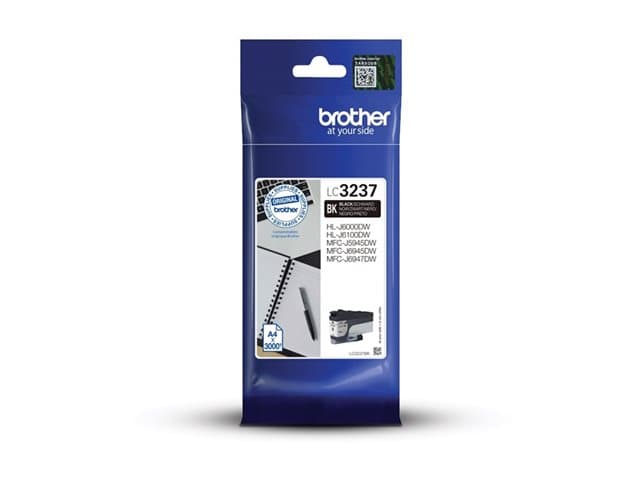 BROTHER - LC3237BK - black - original - ink cartridge