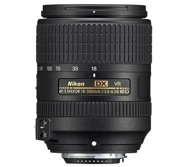 NIKON AF-S DX NIKKOR 18-300 mm f/3.5-6.3G ED VR Telephoto Zoom Lens