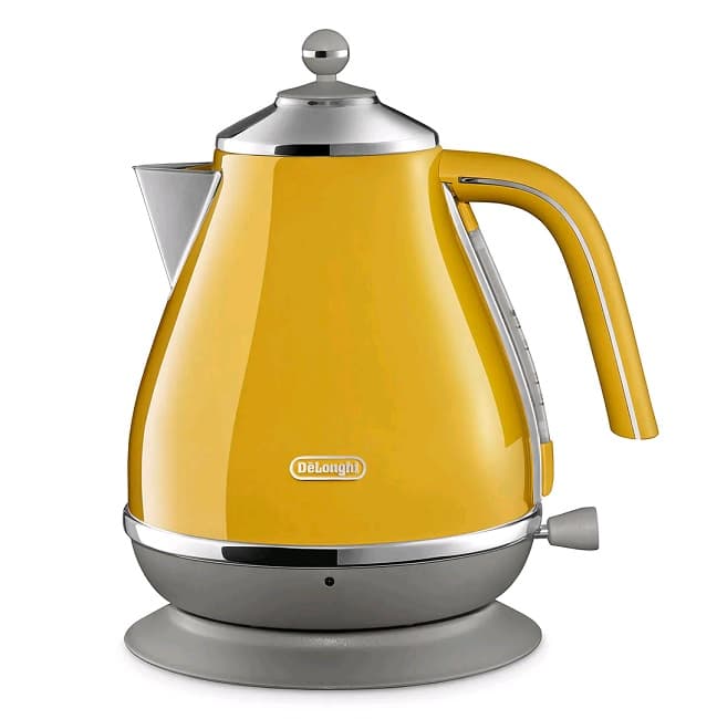Delonghi Icona Capitals Yelllow Kettle KBOC3001.Y