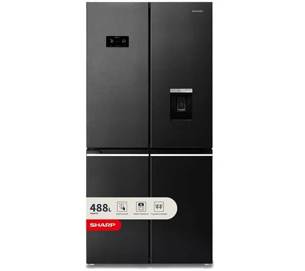SHARP SJ-FA25IHDAD-EN Fridge Freezer - Dark Stainless Steel