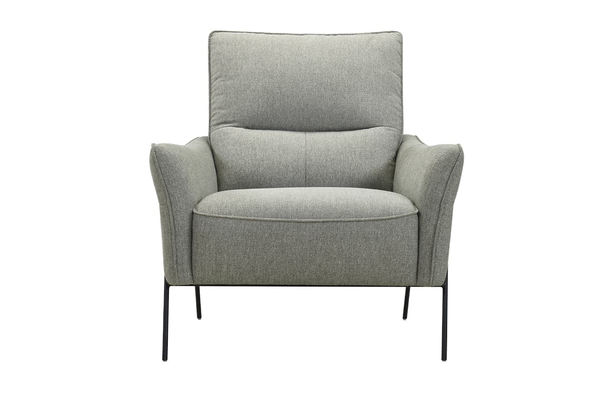 Lidia Accent Chair | Grey/Black
