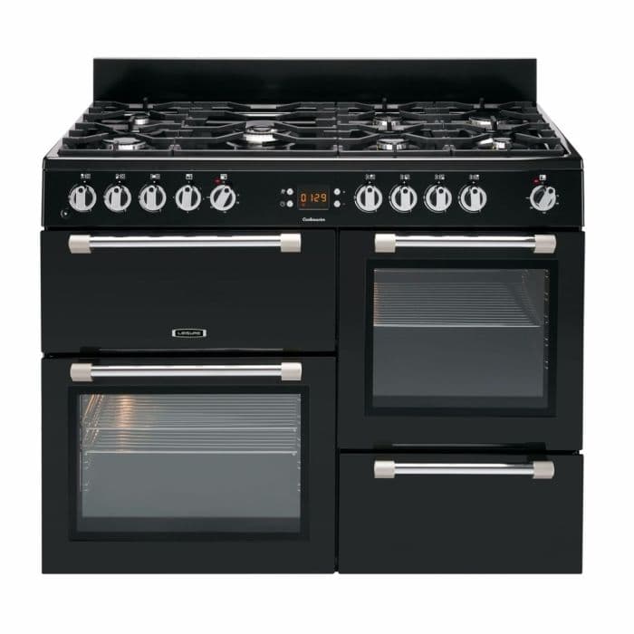 Leisure CK100F232K, Cookmaster, 100cm, Dual Fuel, Range Cooker, Black