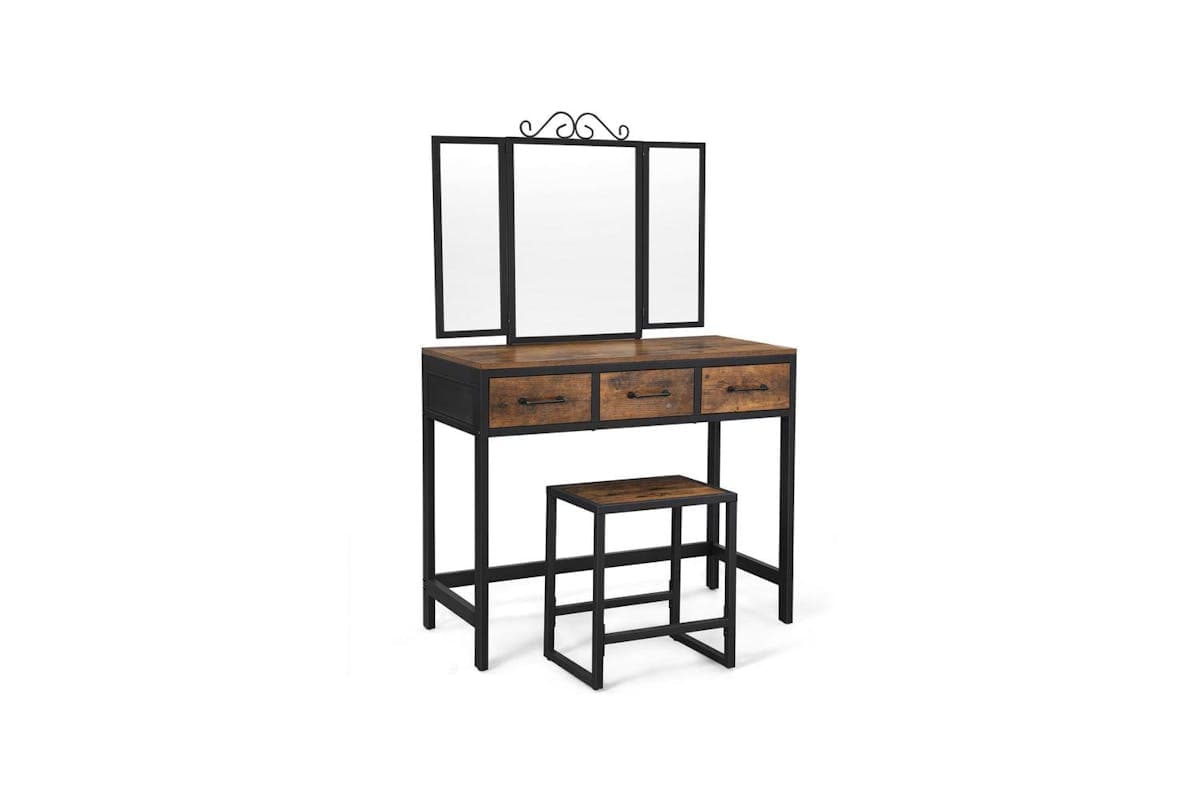 Vasagle Bookcase | Particleboard & Steel | 74 X 30 X 154.5 Cm