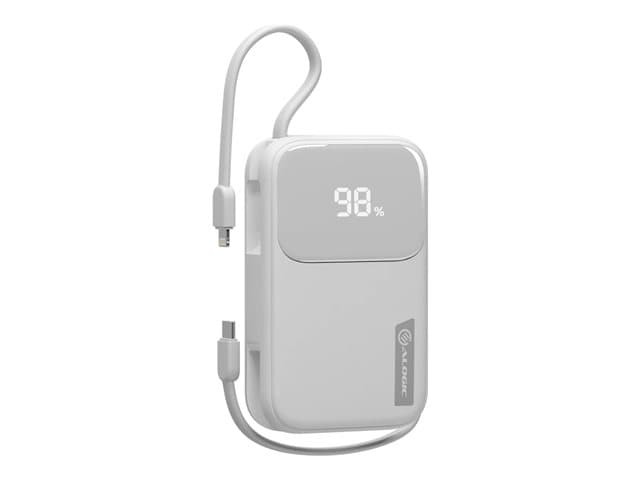 ALOGIC - Tandem+ power bank - with USB-C and lightning cables - 2 x USB-C, Lightning, USB - 30 Watt
