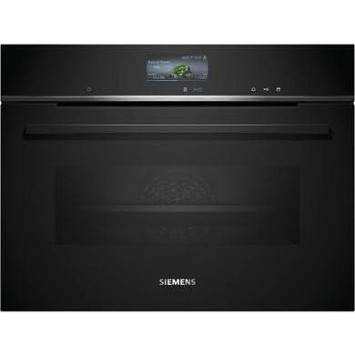 Siemens iQ700 CS736G1B1 Compact Oven with Steam Function - Black