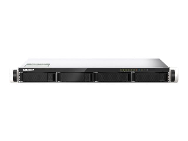QNAP - TS-435XeU - NAS server - 4 bays - rack-mountable - SATA 6Gb/s - RAID 0, 1, 5, 6, 10, JBOD - RAM 4 GB - 2.5 Gigabit Ethernet / 10 Gigabit Ethernet - iSCSI support - 1U