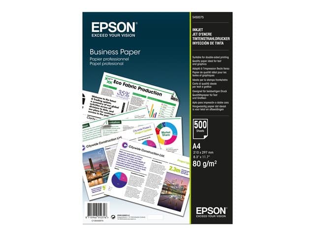 EPSON - Business Paper - plain paper - 500 sheet(s) - A4 - 80 g/m²