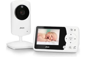 Alecto DVM-64 Baby Monitor with Camera and 2.4" Color Screen | White