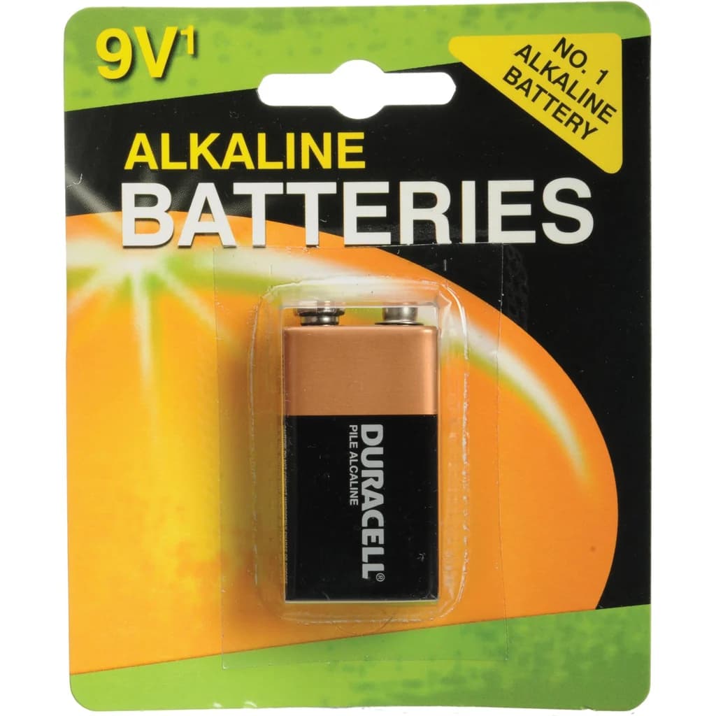 Duracell 9V Alkaline Smoke Alarm Battery | MN1604