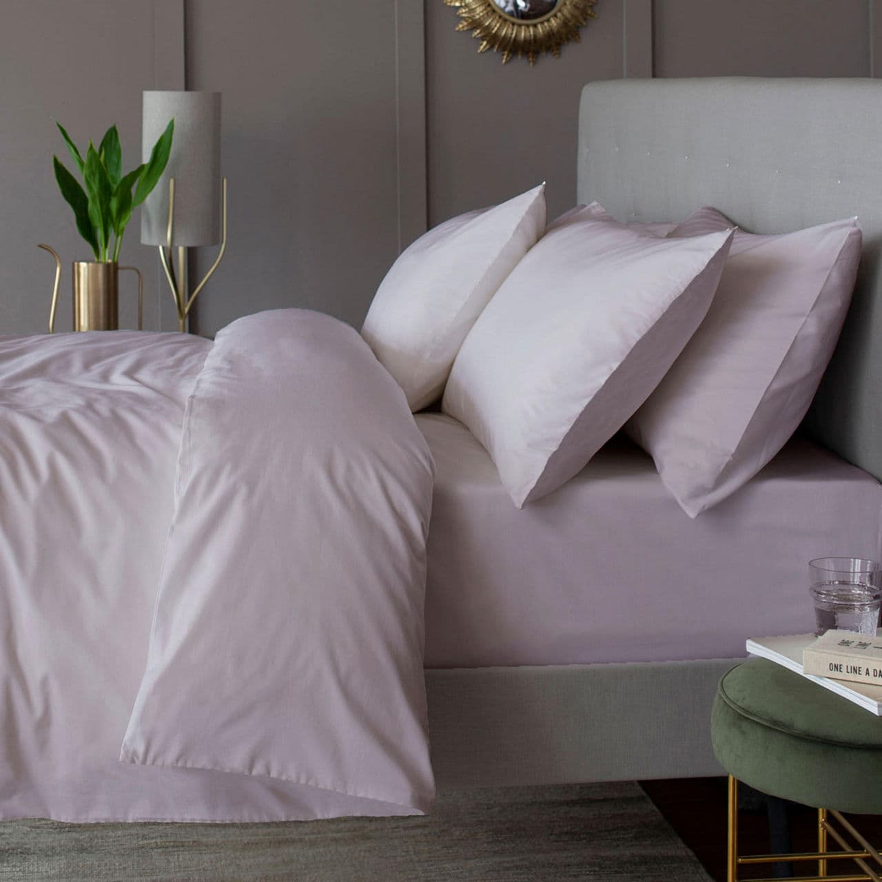 THE LYNDON COMPANY 200TC Cotton Percale Coordinated Bedding
