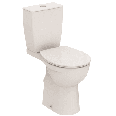Ideal Standard Eurovit+ Close Coupled Comfort Height Toilet with Soft Close Seat