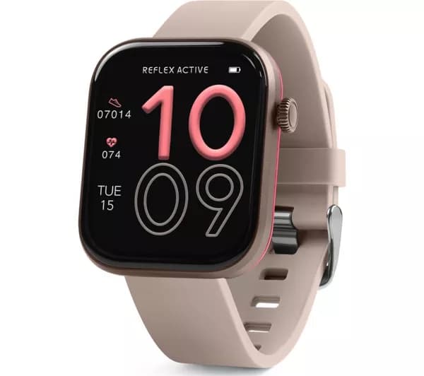 REFLEX ACTIVE Series 40 Smart Watch - Mink, Silicone Strap