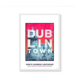Dublin Town Howth Large Frame