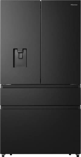 Hisense 91.4cm x 178.5cm Freestanding 4 French Door Non-Plumbed Water Dispenser 579L - Black Stainless Steel | RF749N4SWFE