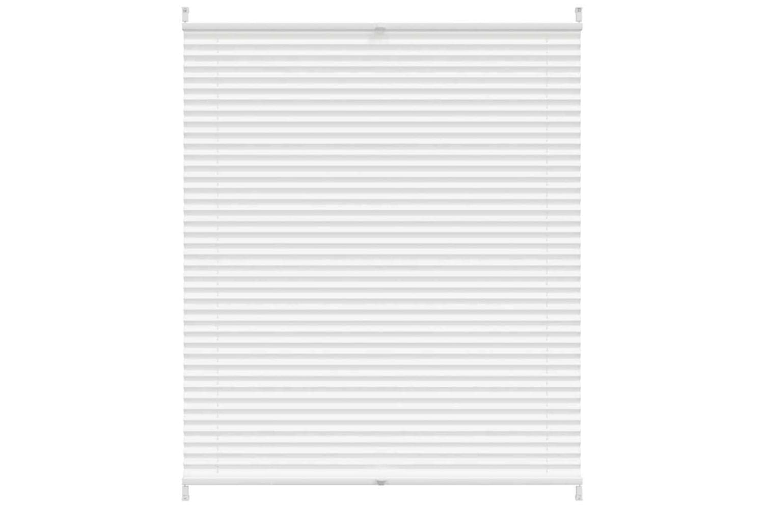 Vidaxl Plisse Blind 100x125cm White Pleated Blind