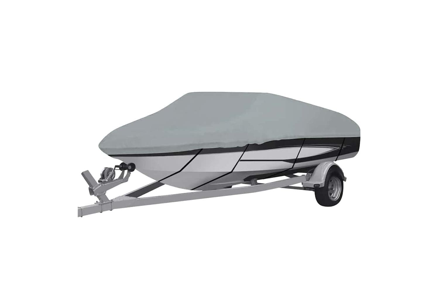 Vidaxl Boat Cover Grey 660x235x40 Cm
