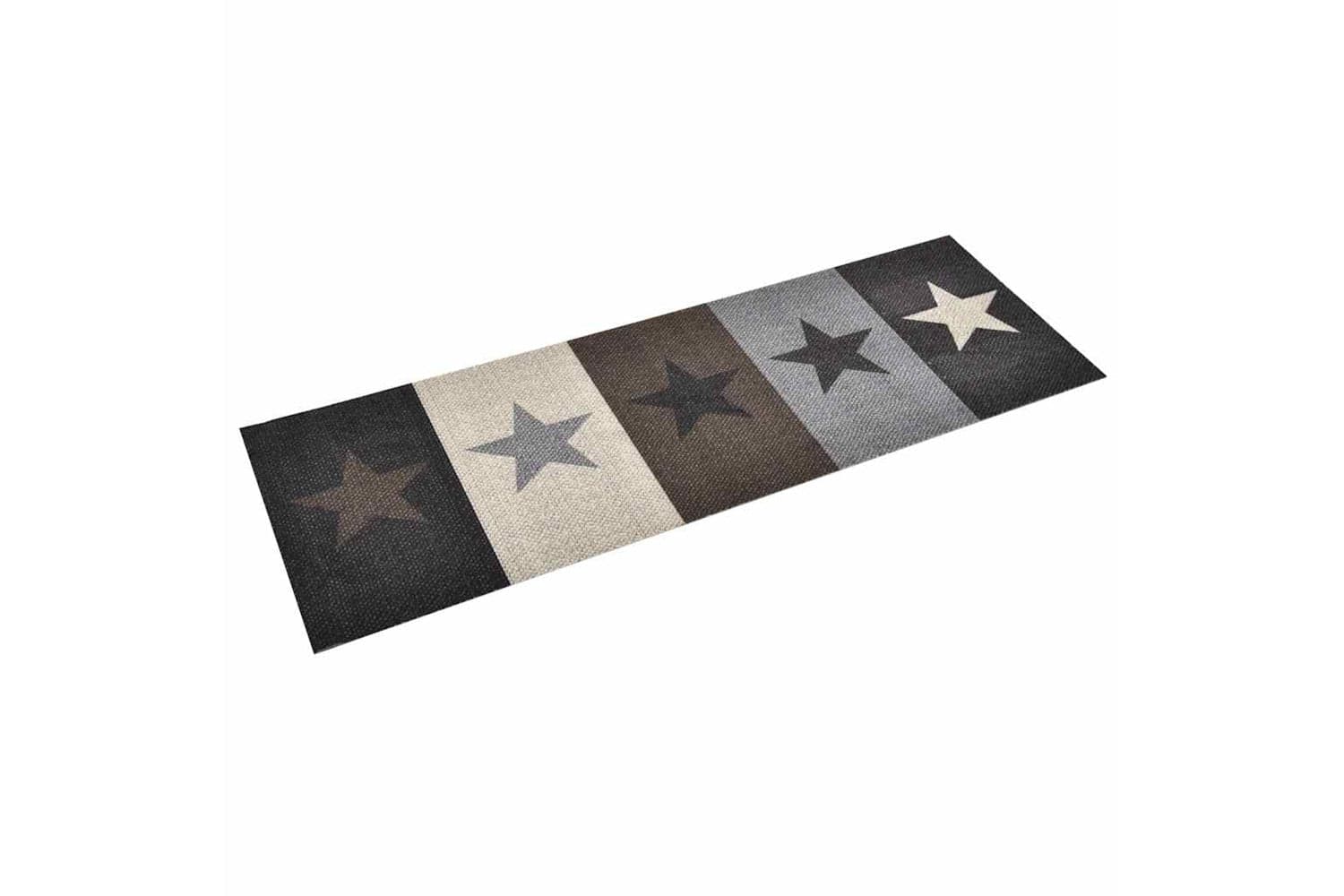 vidaXL 315962 Kitchen Carpet Washable Stars 60x180cm