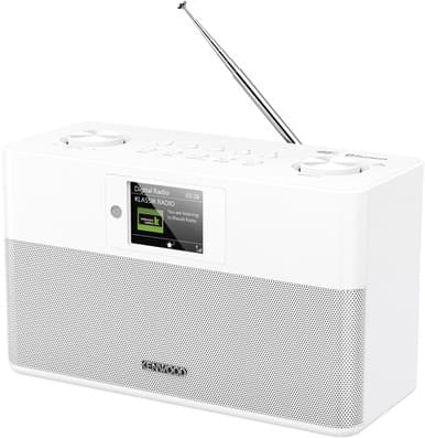KENWOOD CR-ST80DAB-W DAB+/FM Radio, Bluetooth Streaming in White | CRST80DABW