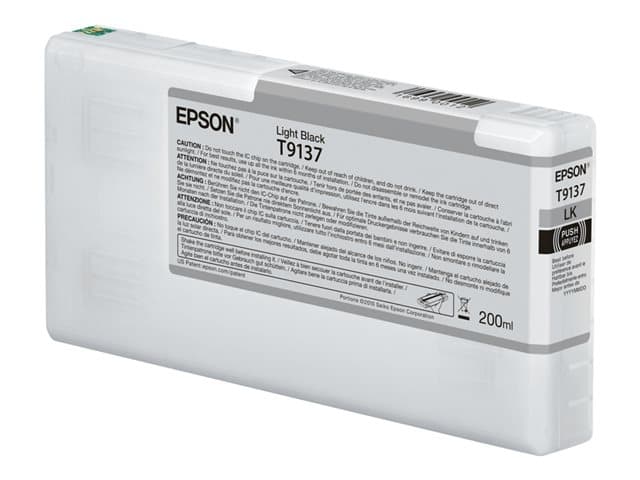 EPSON - T9137 - light black - original - ink cartridge