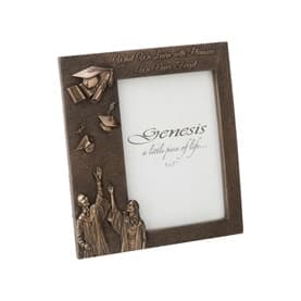 Graduation Bronze Photo Frame 5 x 7in
