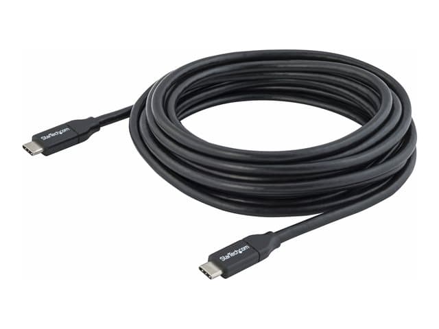 STARTECH.COM - StarTech 4m USB C Cable w/ PD - 13ft USB Type C Cable - 5A Power Delivery - USB 2.0 USB-IF Certified - USB 2.0 Type-C Cable - 100W/5A (USB2C5C4M) - USB-C cable - USB-C to USB-C - 4 m